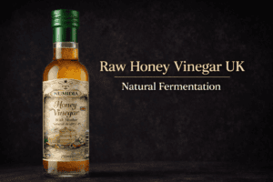 Raw Honey Vinegar UK – Numidia 250ml British premium honey vinegar with natural fermentation