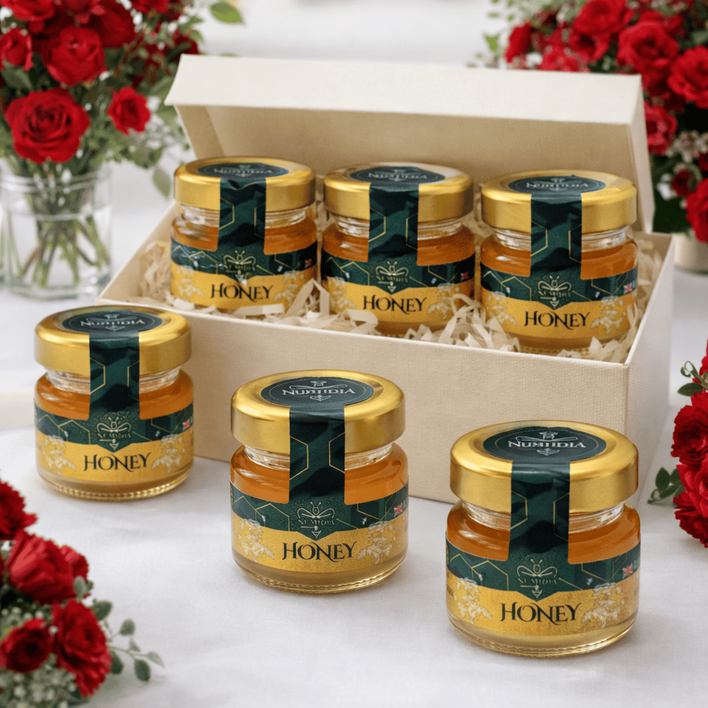 Wedding Honey Gift Set – Numidia Small Honey Jars